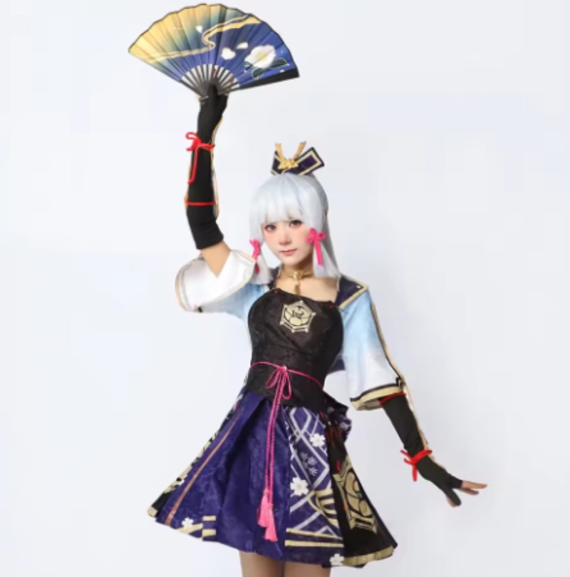 Anime Cosplay Dress - Kamisato Ayaka Cosplay Kostüm Spiel Genshin