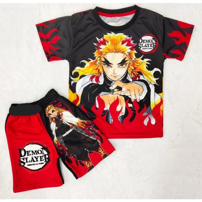 Cosplay Anime Zenitsu - Ensemble t-shirt et short Demon Slayer