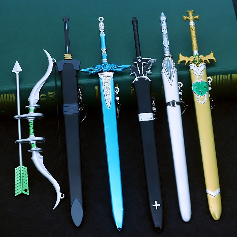 Sword Art Online Cape - Épée d'élucideur de 22cm, arme Kirito