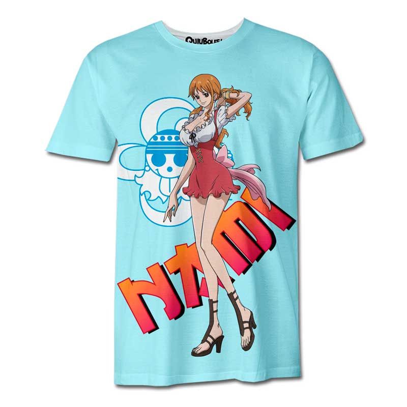 One Piece Straw Hat - T-shirt One Piece Nami Straw Hat