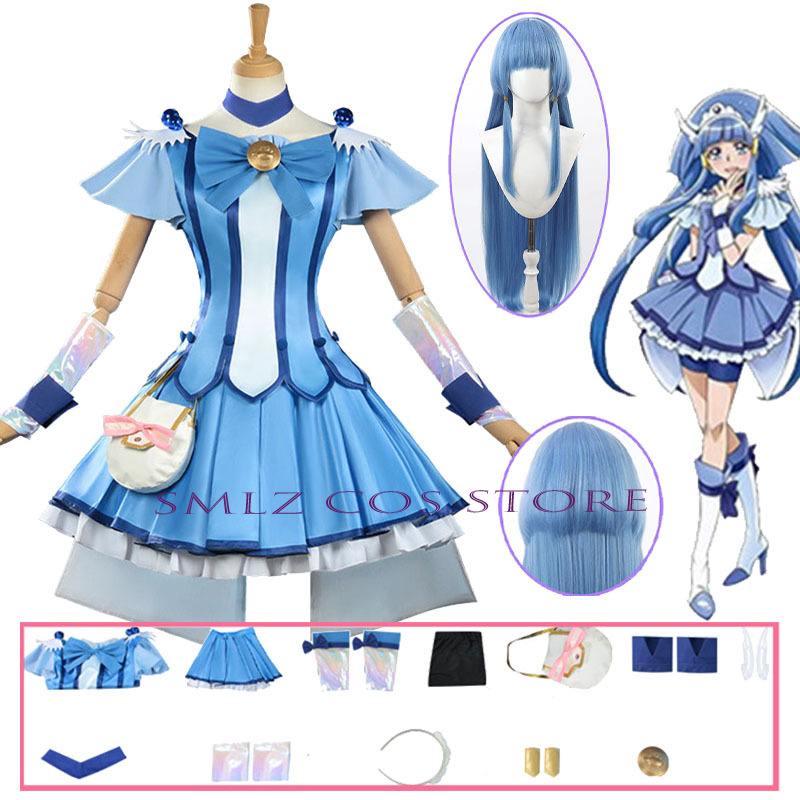 Anime Cosplay Dress - Cure Beauty Cosplay Anime Smile Glitter