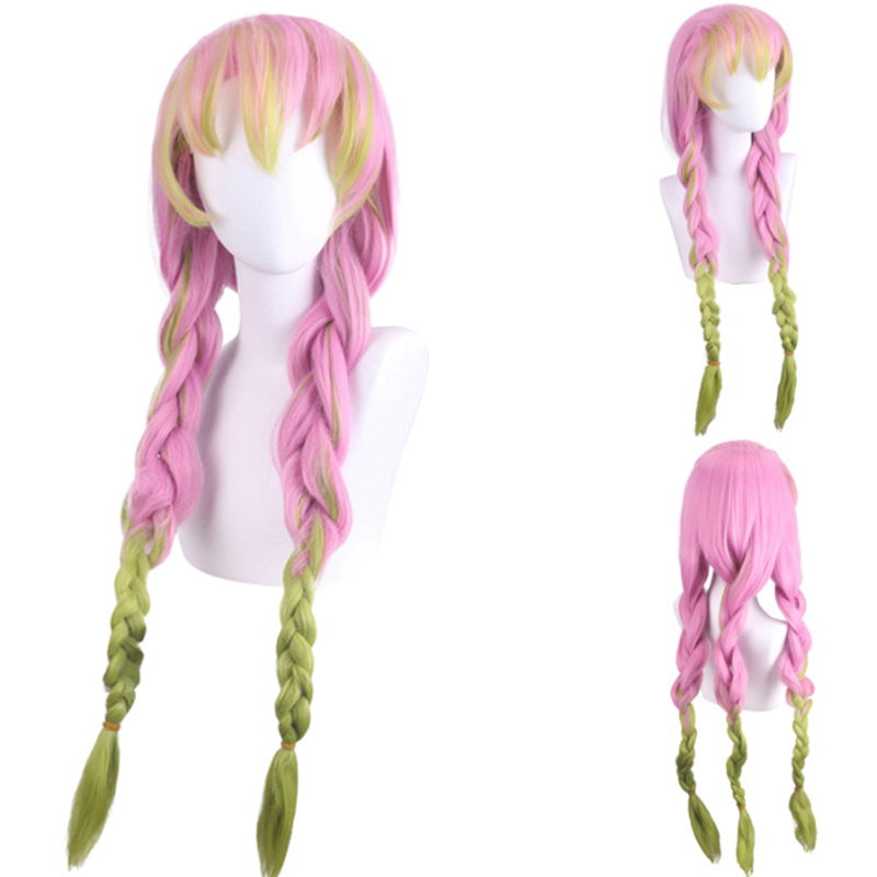 Cosplay Anime Zenitsu - Perruque de Cosplay Demon Slayer 1:1,