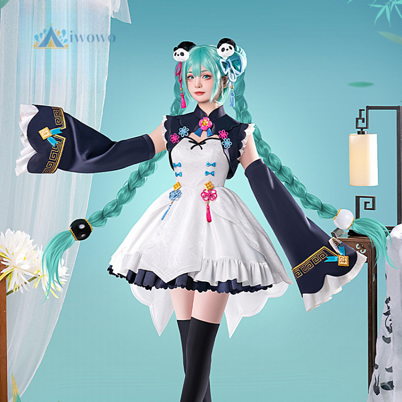 Anime Cosplay Dress - Costume de Cosplay Miku du projet