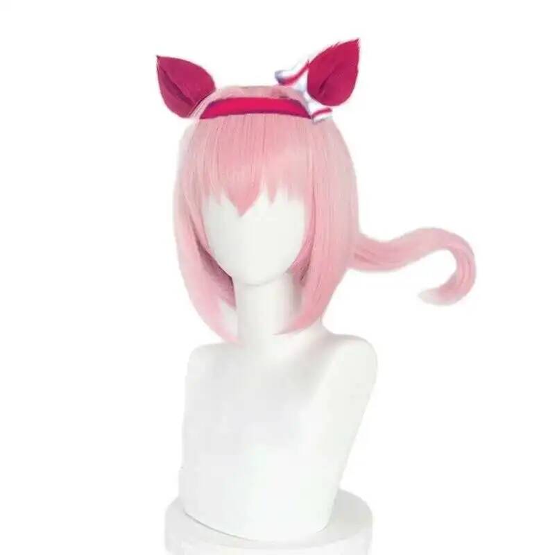 Anime Cosplay Wig - Uma Musume Haru Urara Cosplay perruque
