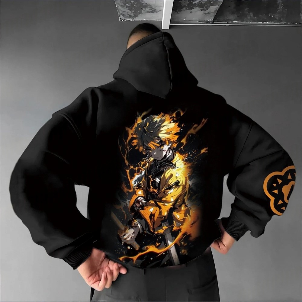 Sweat-shirt à capuche pour hom - Cosplay Anime Zenitsu avis et prix