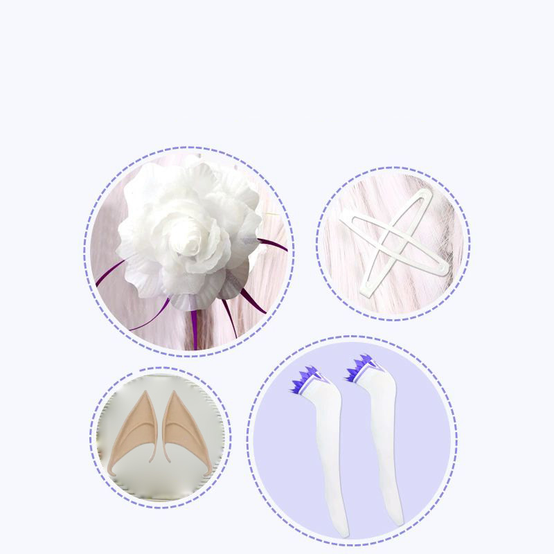 Emilia Cosplay Re Life dans un - Anime Cosplay Re Zero avis et prix