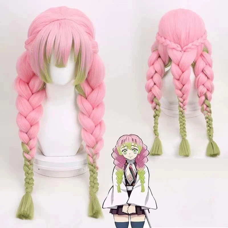 Perruque de cosplay Mitsuri Ka - Cosplay Anime Zenitsu avis et prix