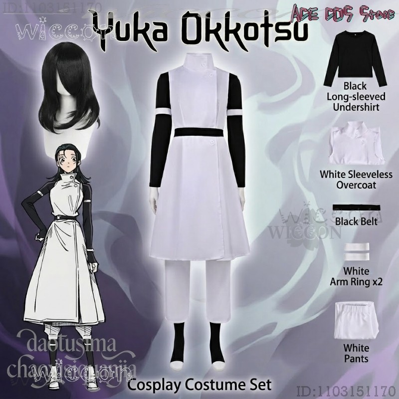 Costume JJK Yuka Okkozsusu – R - Cosplay Anime Jjk avis et prix