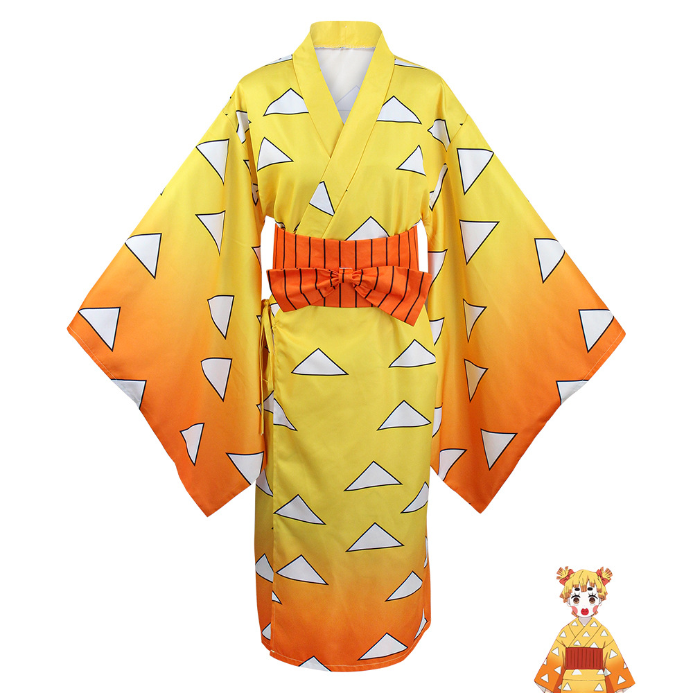 Agatsuma Zenitsu Kimono Anime  - Cosplay Anime Zenitsu avis et prix
