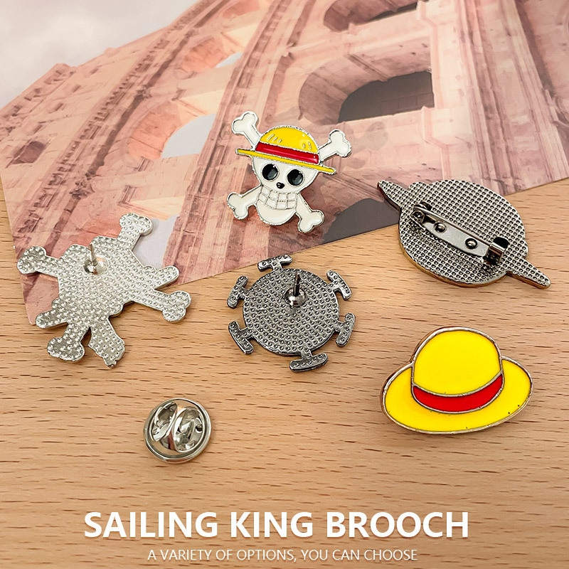 Broche en métal émaillé Anime  - One Piece Straw Hat avis et prix