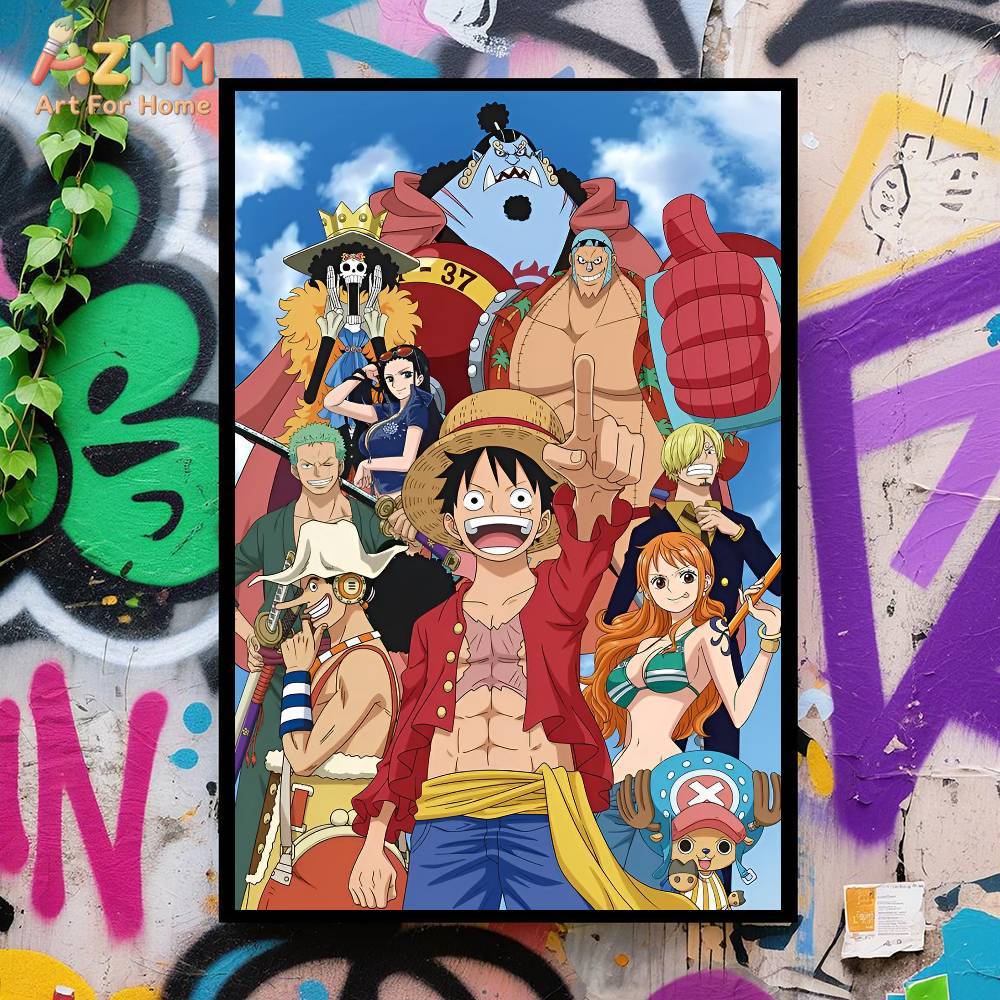 AZNM Impression sur toile non  - One Piece Straw Hat avis et prix