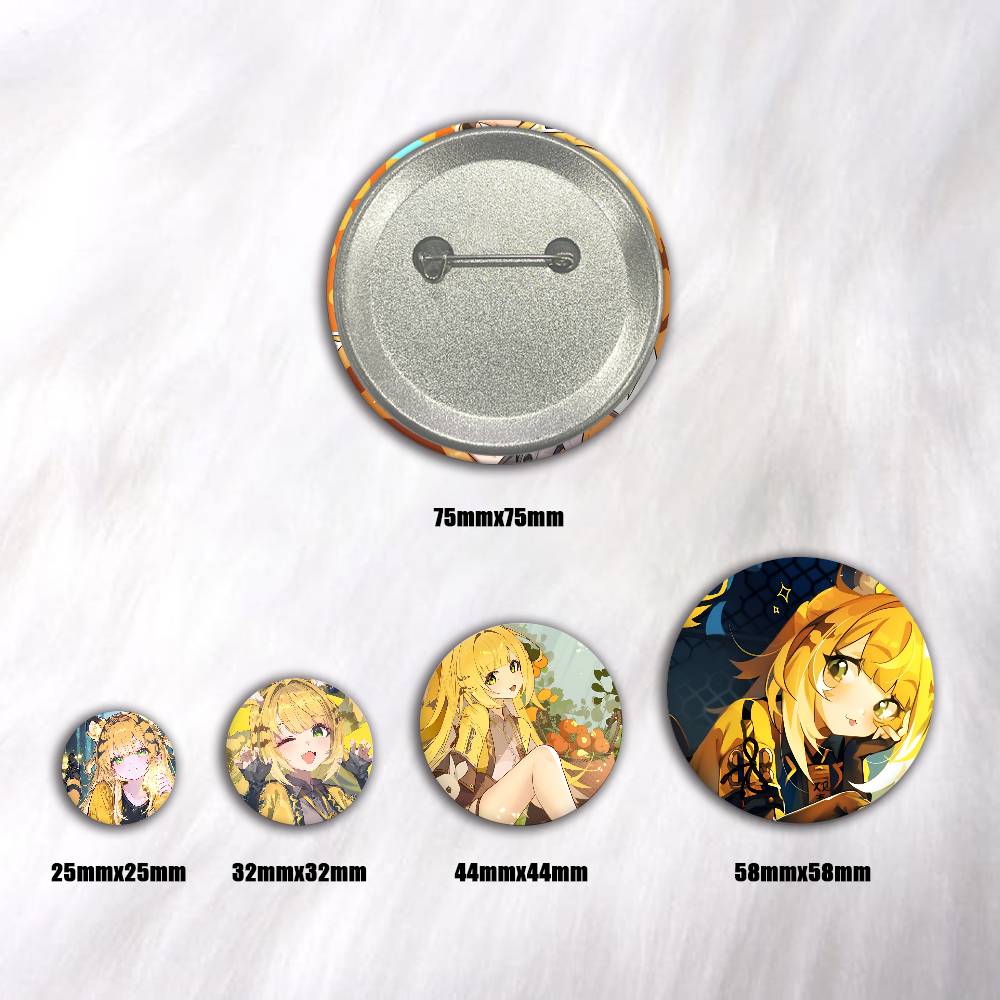 Badge rond Kawaii Ju Fufu pour - Cosplay Zone Anime Friends avis et prix